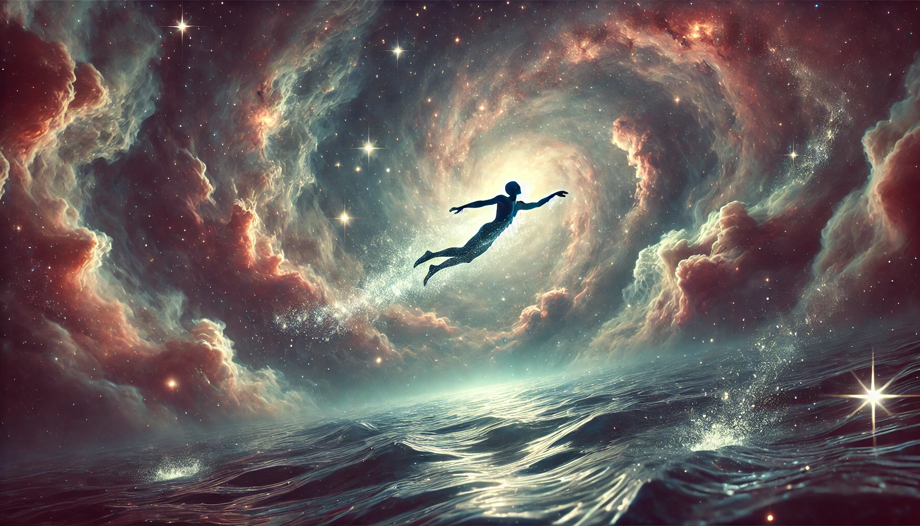 Swimming Feeling in Space